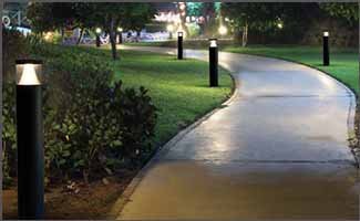Bollard and Pathway Lighting Example 4