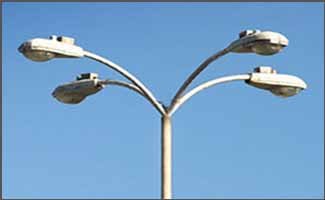 Example of a parking lot and area lighting application 1